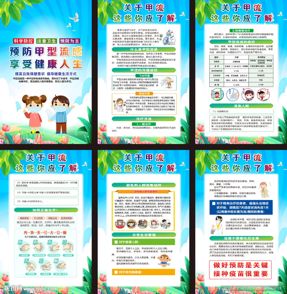 甲型流感海报
