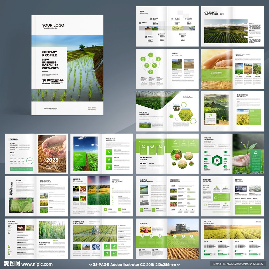 农业合作社画册