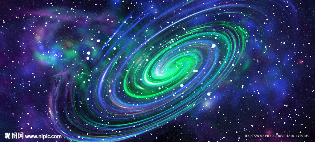 抽象旋涡星空