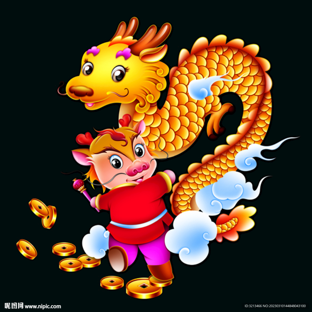 卡通龙