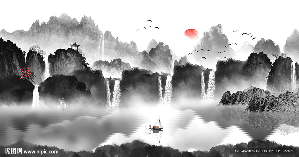 水墨画