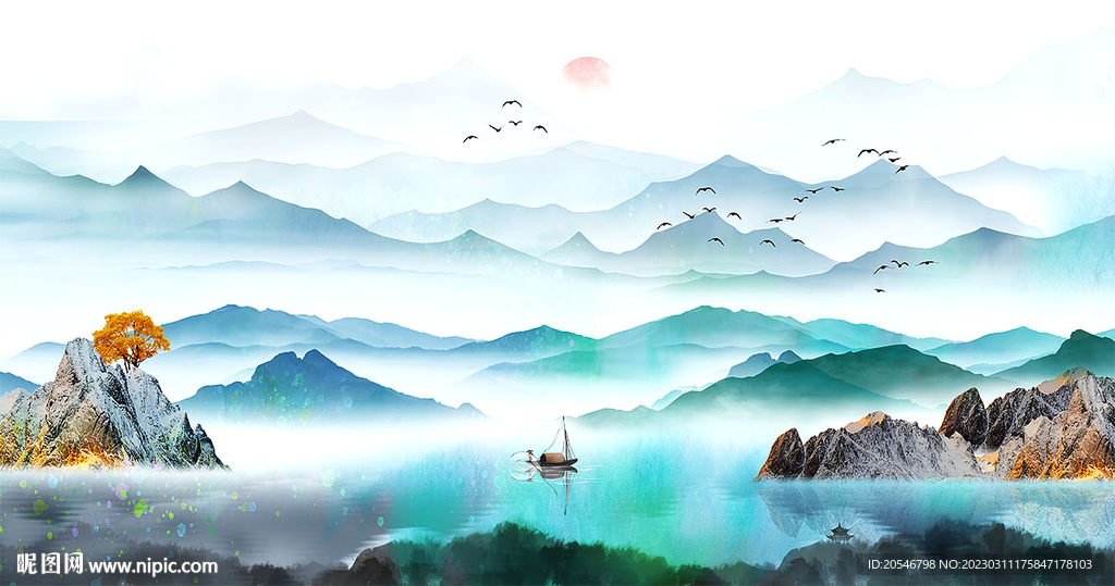 山水画 