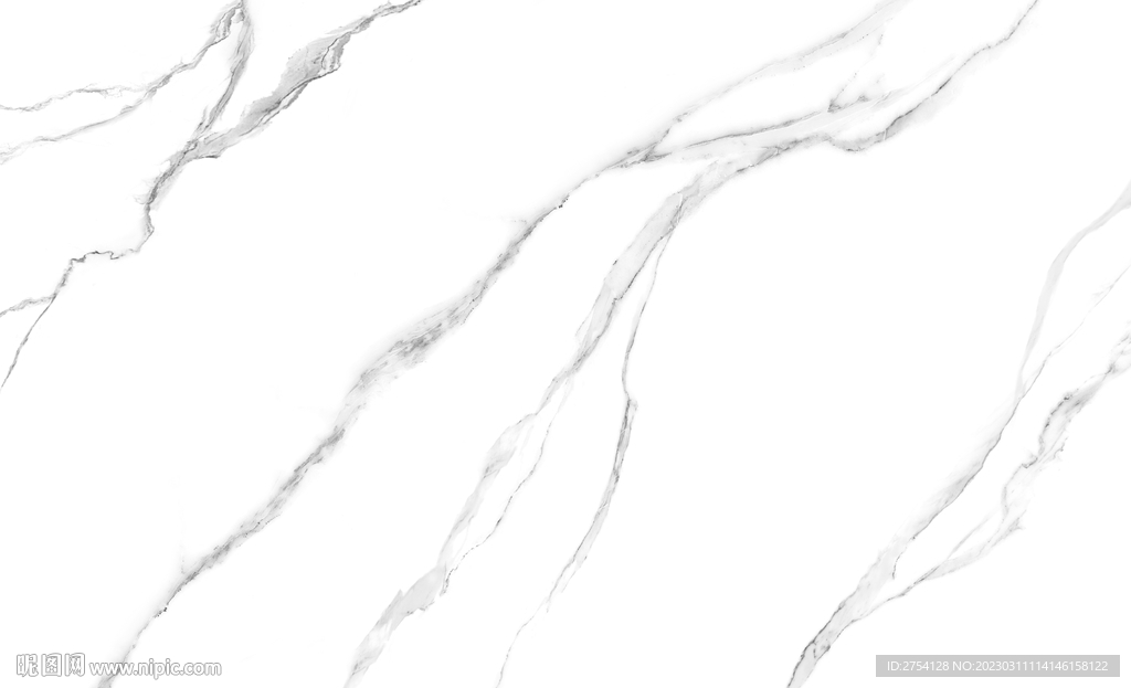 鱼肚白 黑白根大理石纹理 岩板