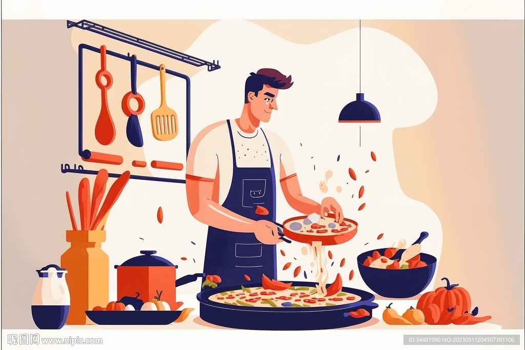 烹饪海报