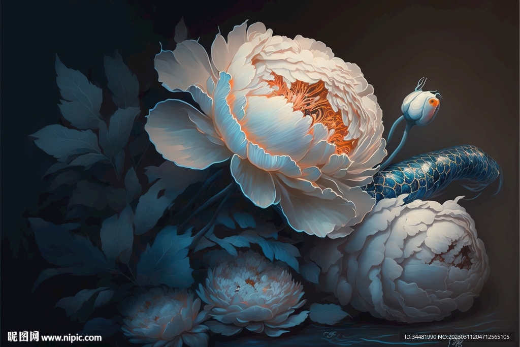 艺术花朵