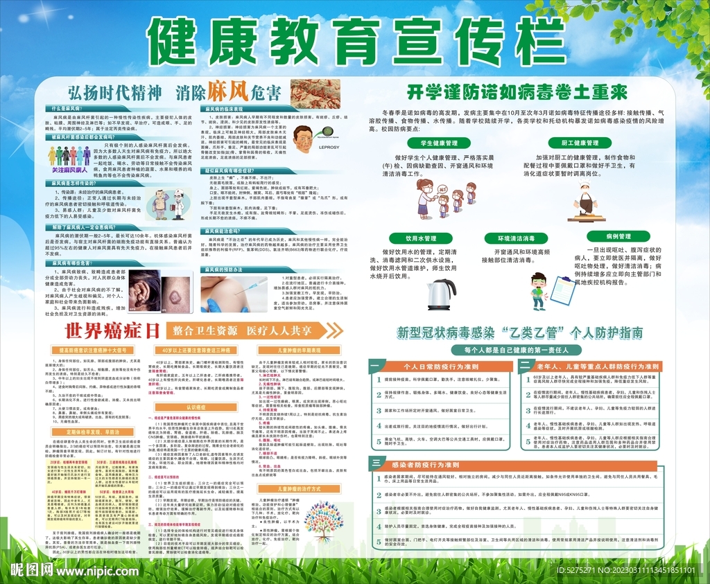 健康教育宣传栏