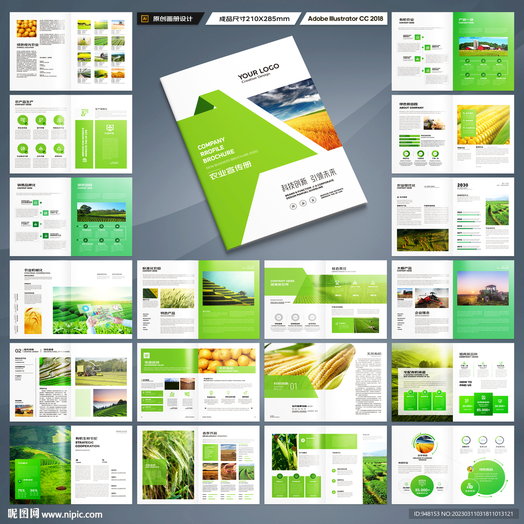 农业合作社画册