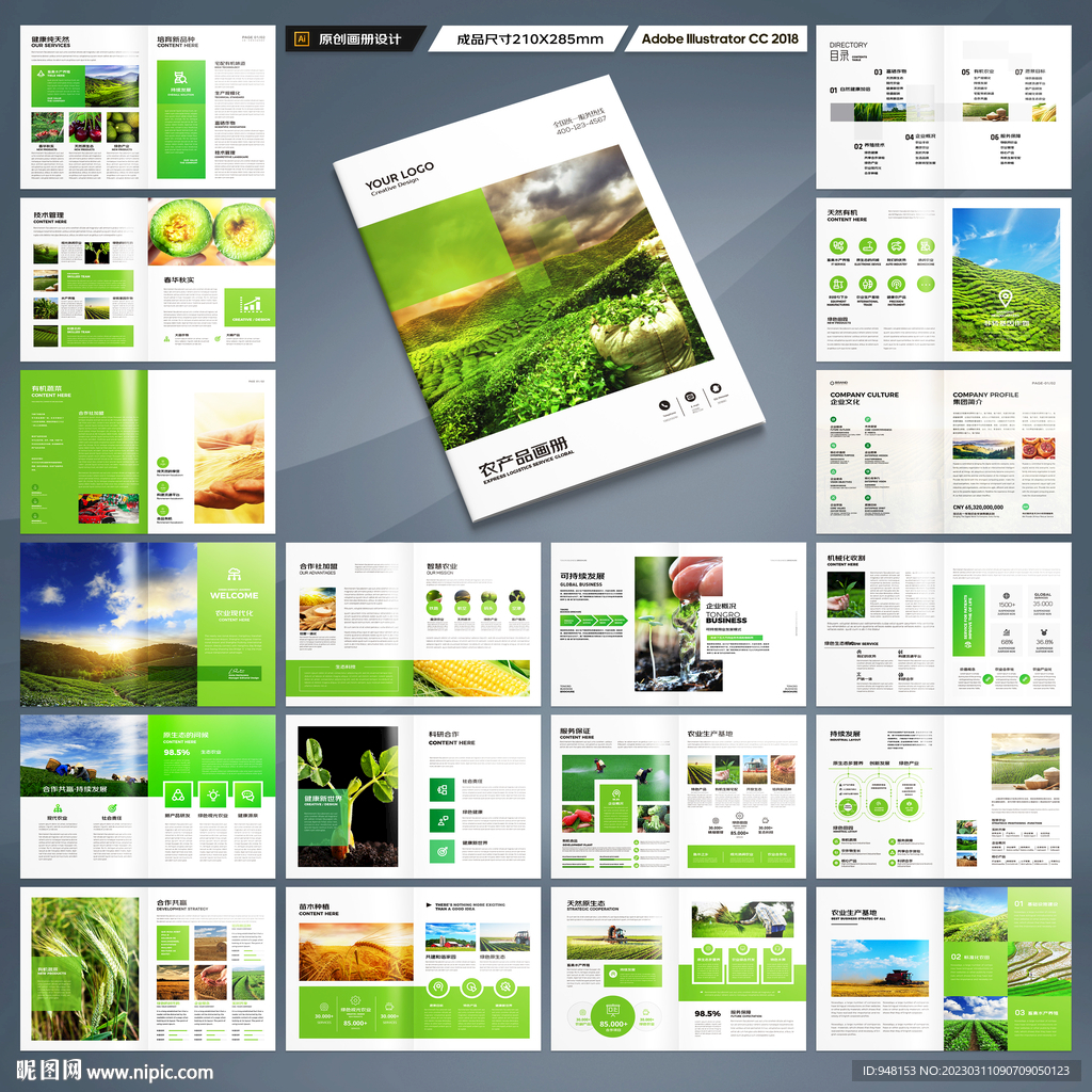 农产品画册