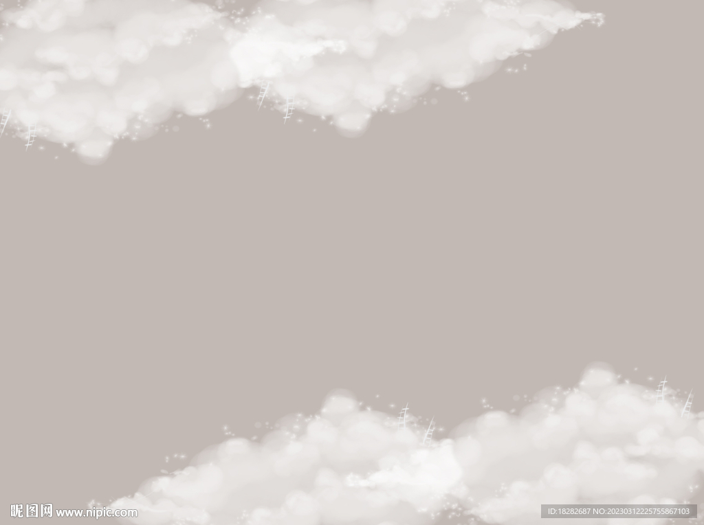 现代简约云朵背景