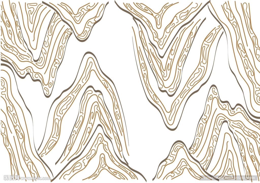 山图矢量绘画底纹