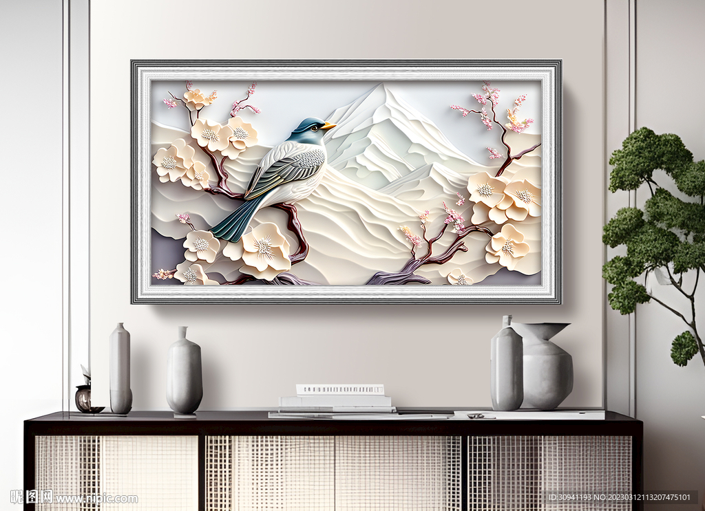 浮雕装饰画