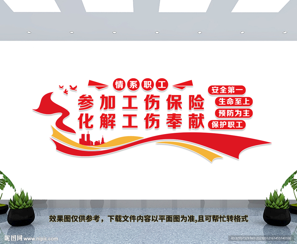 工伤风险文化墙