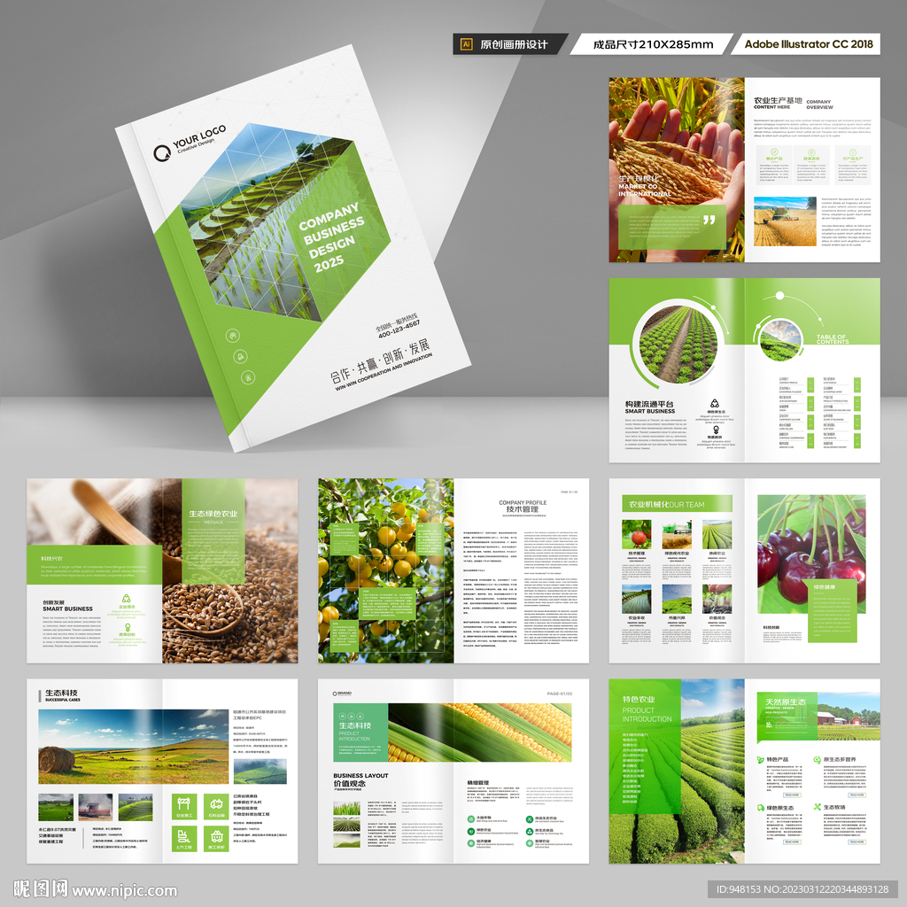 农业合作社画册