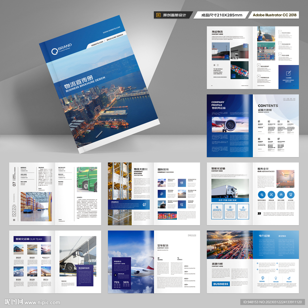 物流公司画册