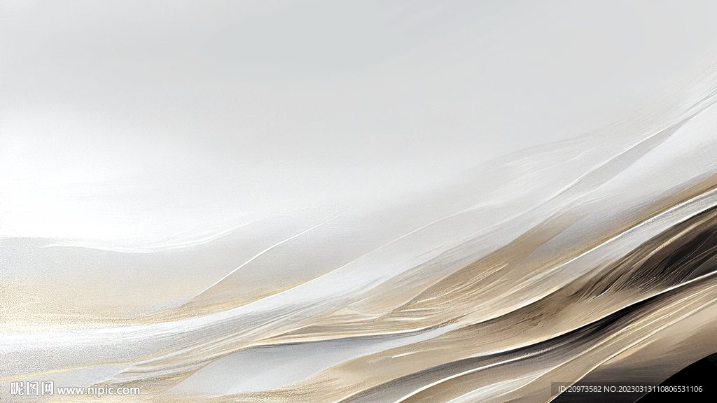 灰金色抽象纹理波浪背景