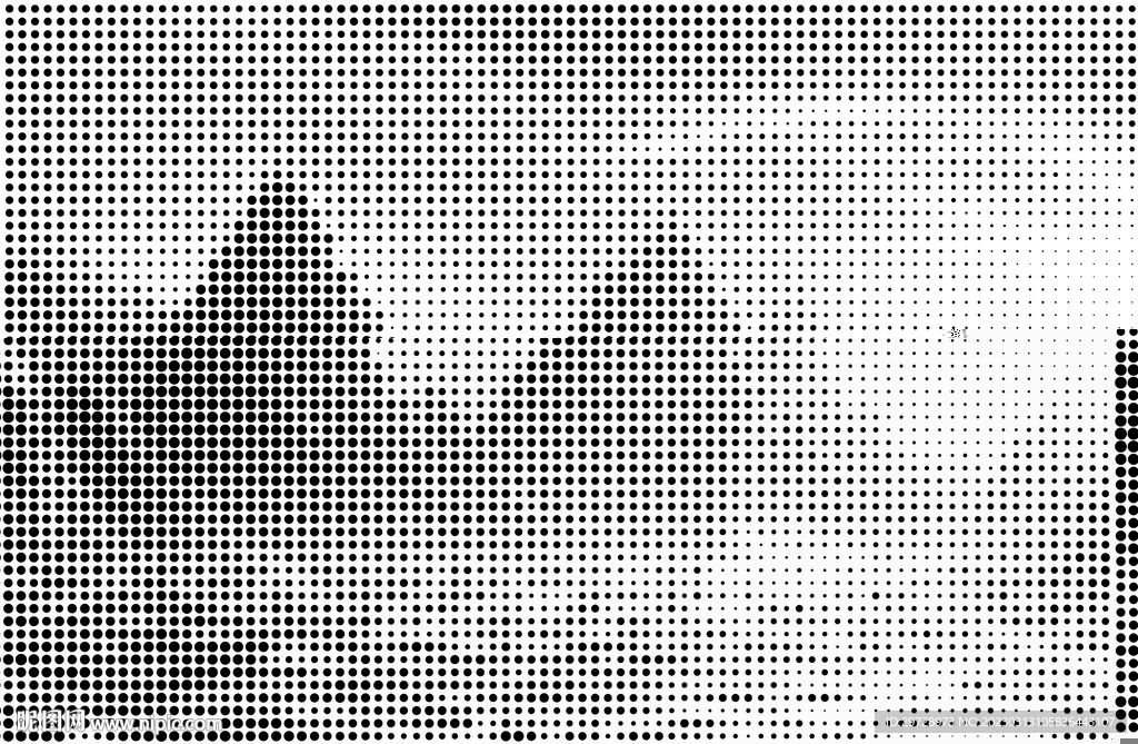 激光镂空山水风景图