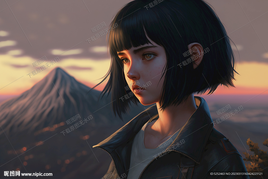 二次元美女