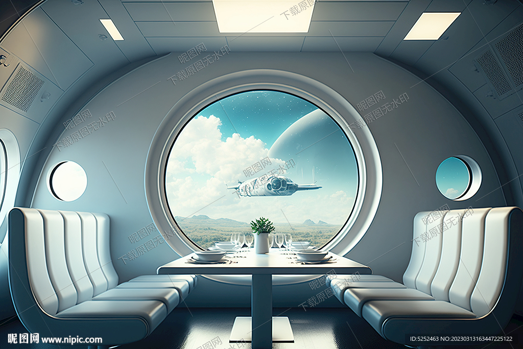 宇宙飞船内部