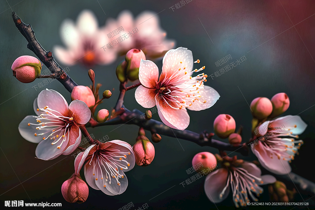 一根桃花枝