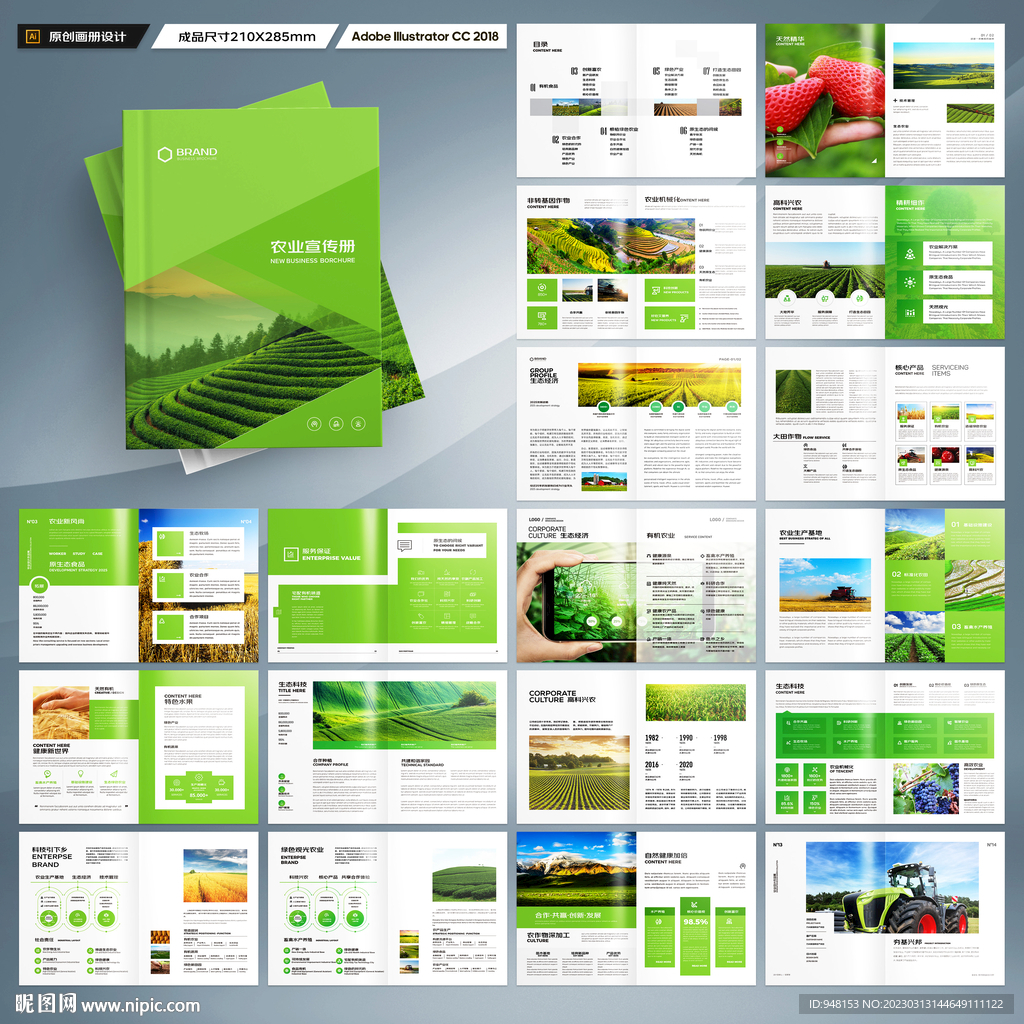 农业合作社画册