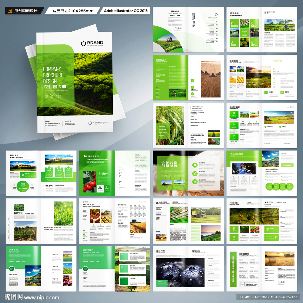 农业合作社画册