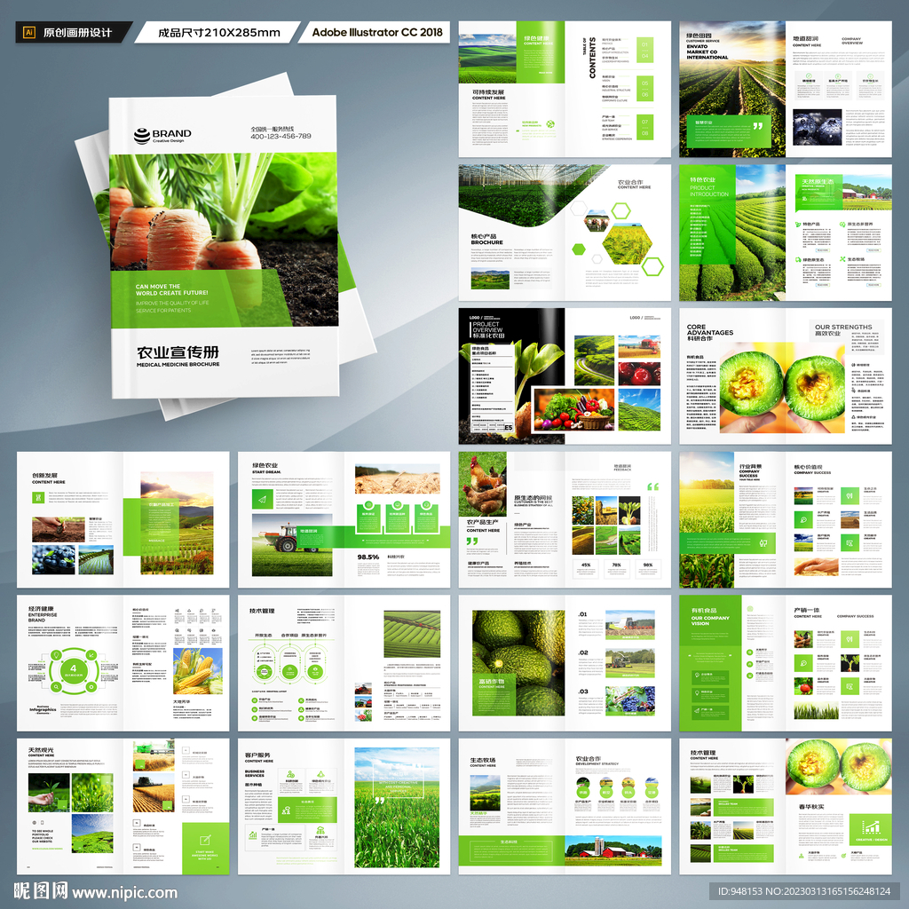 农业合作社画册