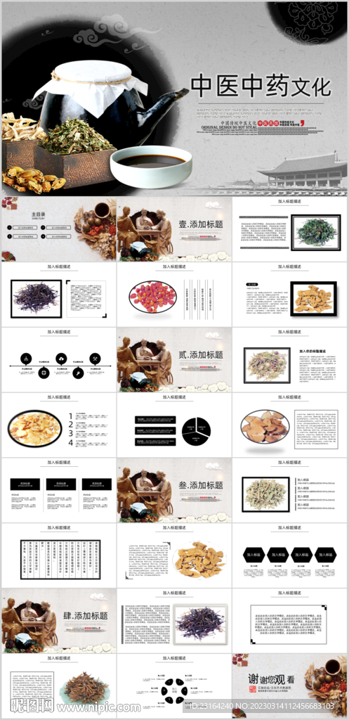 中医养生药材中药中医文化ppt