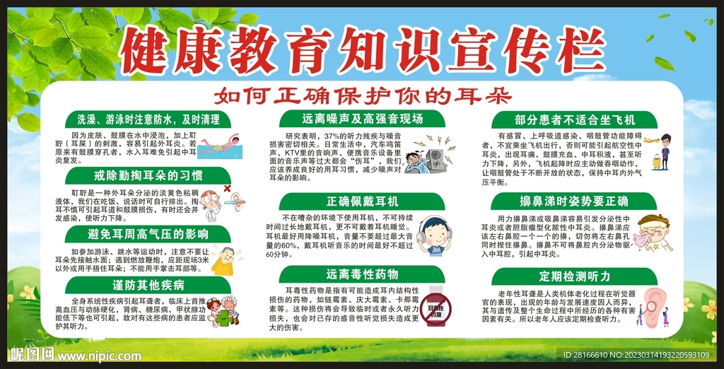 健康教育知识宣传栏