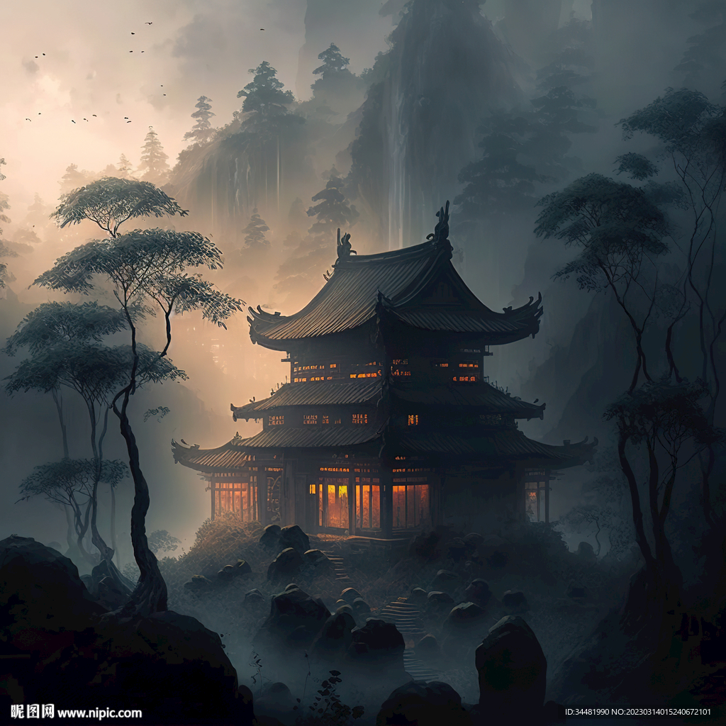 中国建筑场景