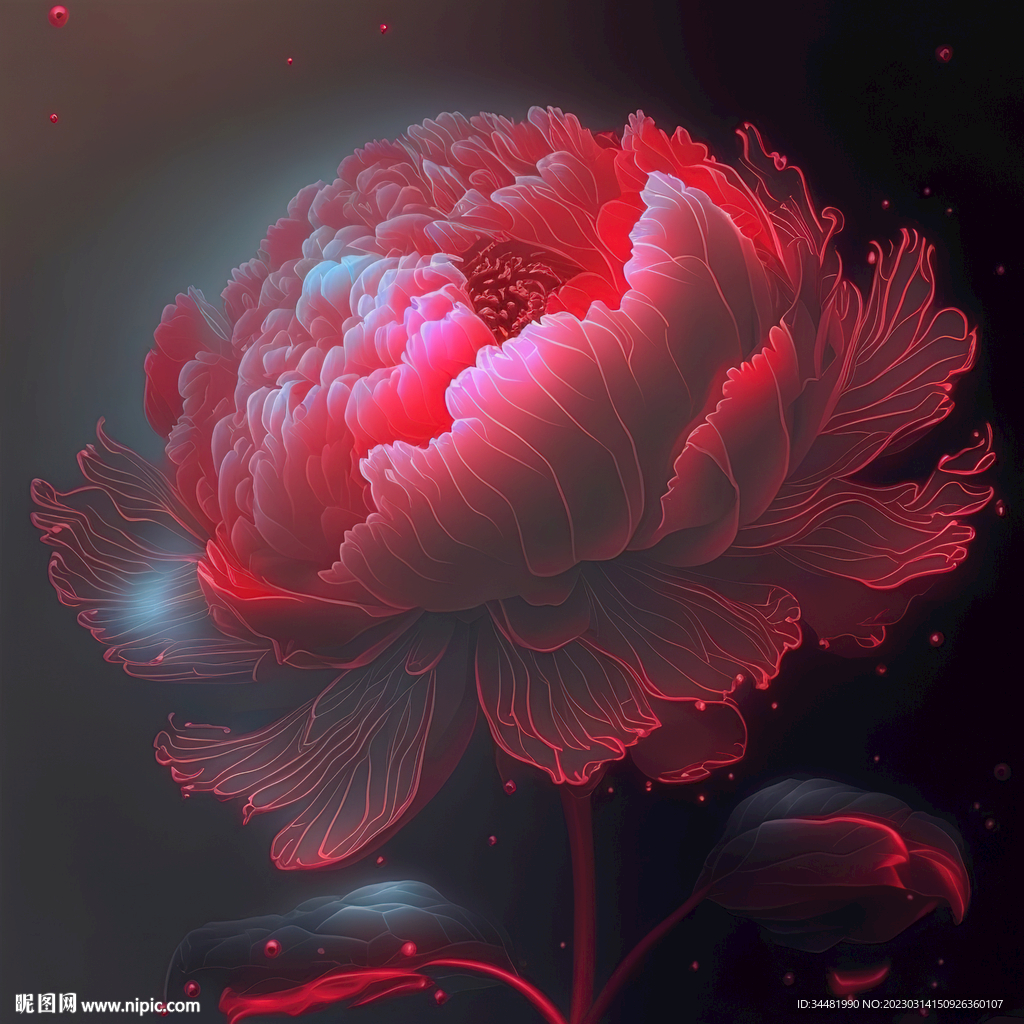 粉红色花朵
