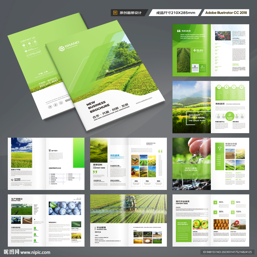 农业合作社画册