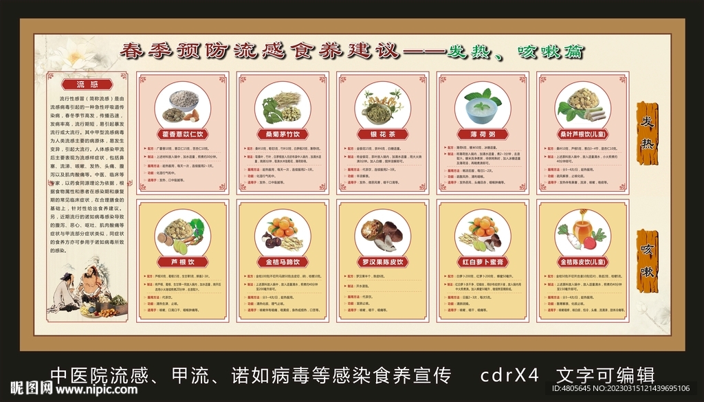 春季预防流感食养建议