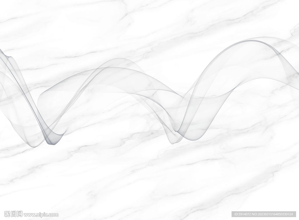 灰白根大理石背景墙 弧线
