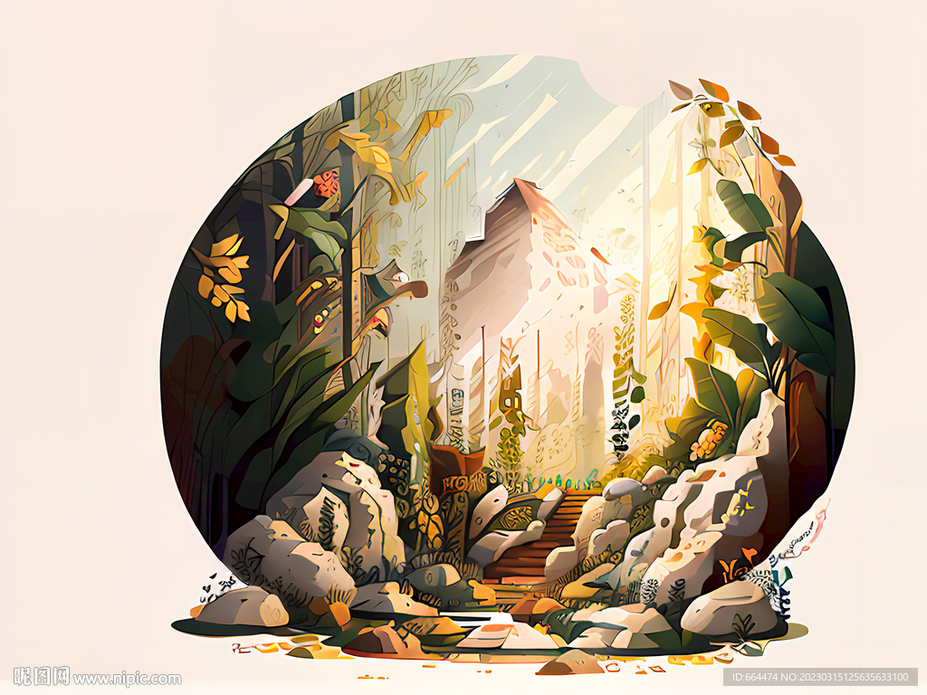 风景插画