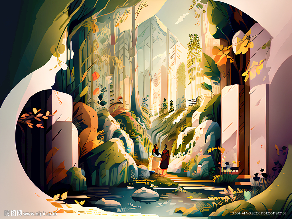 风景插画