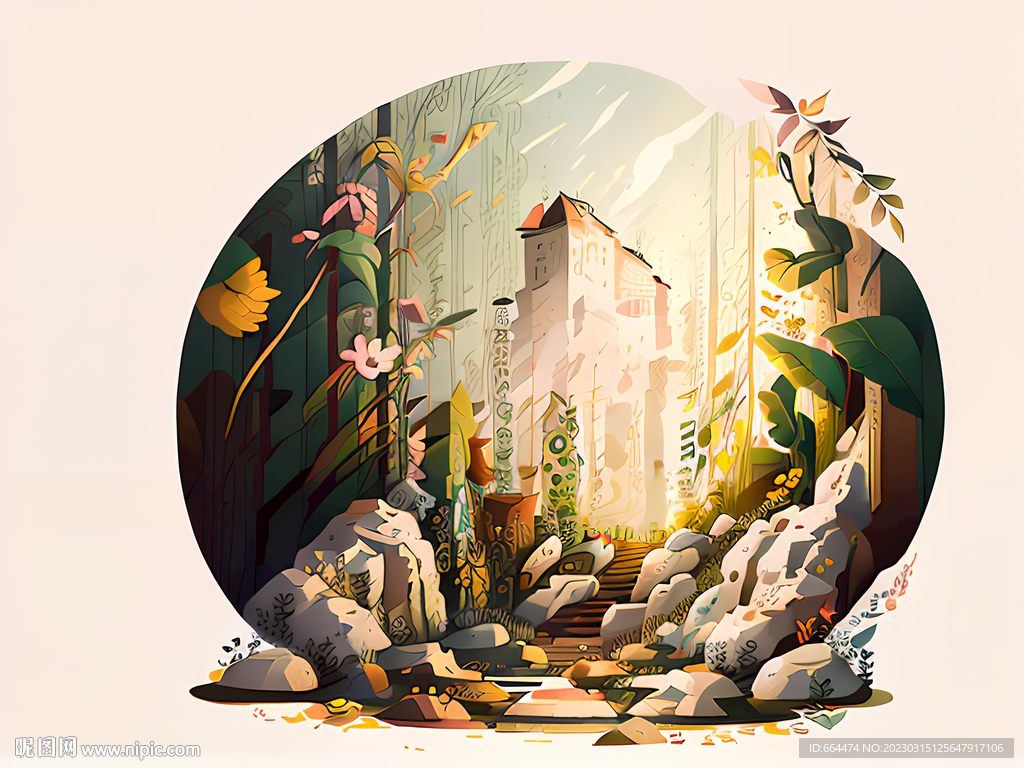 风景插画