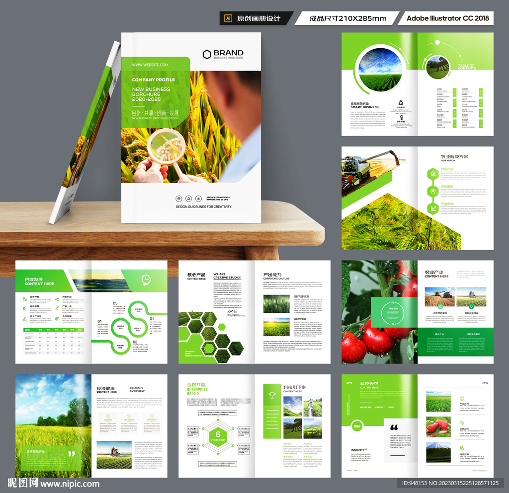 农业合作社画册