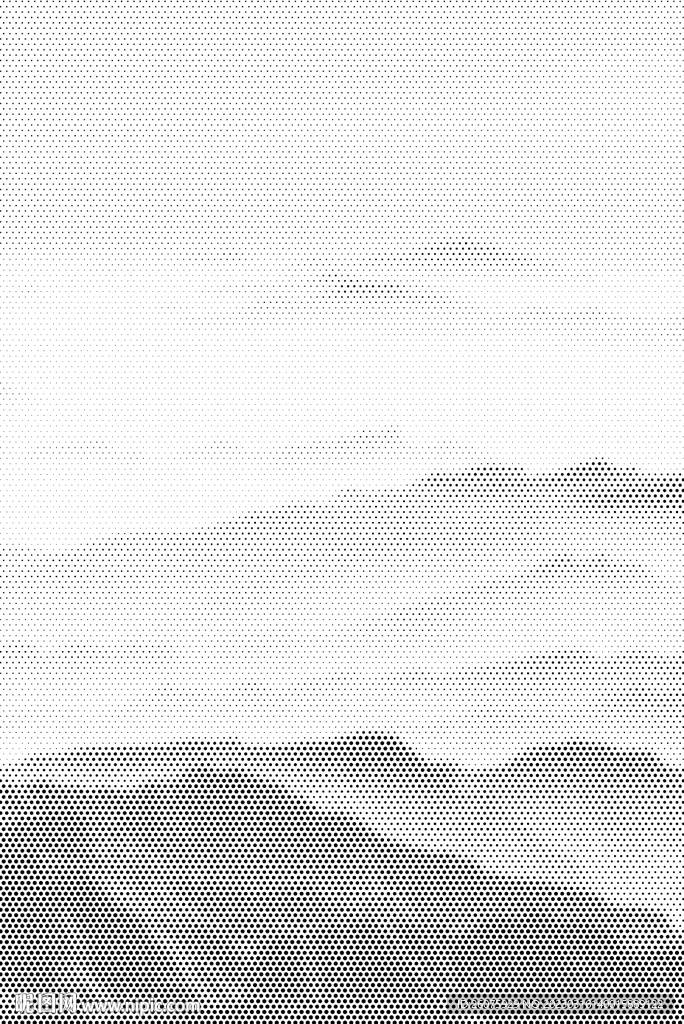 镂空隔断山水画