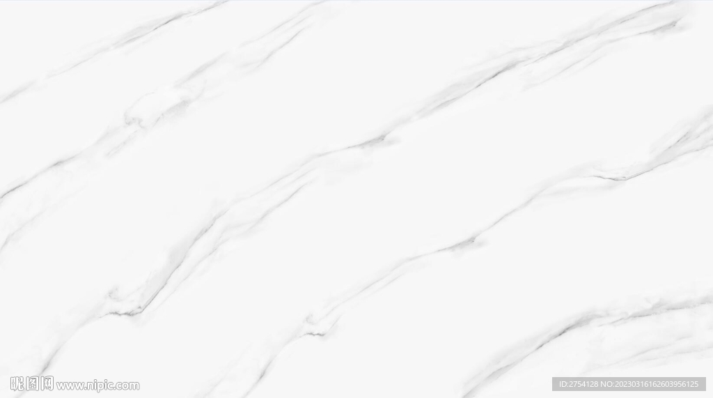 鱼肚白 黑白根大理石纹理 岩板