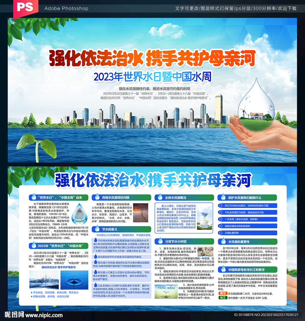 世界水日中国水周展板