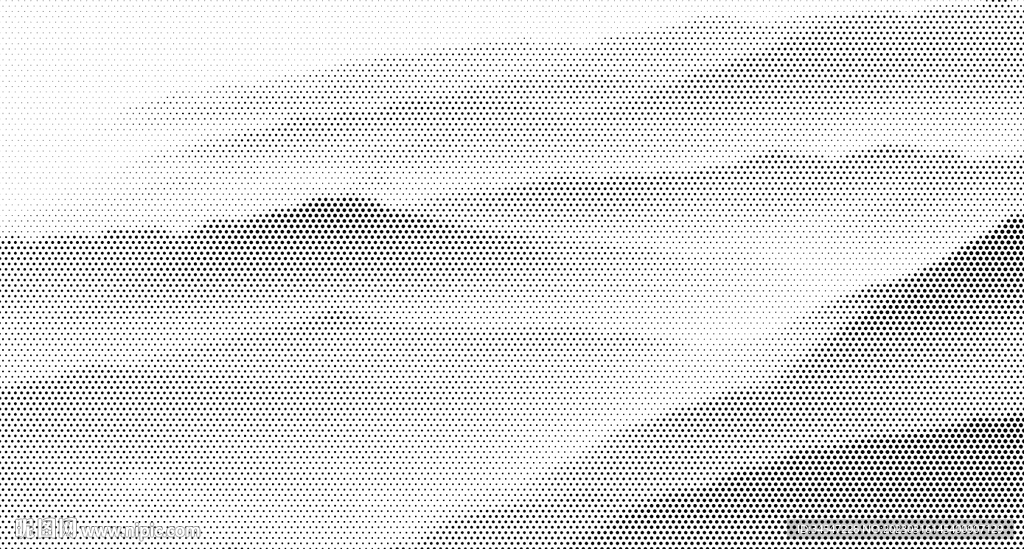 圆点激光镂空山水画