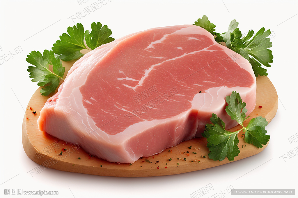 新鲜的肉