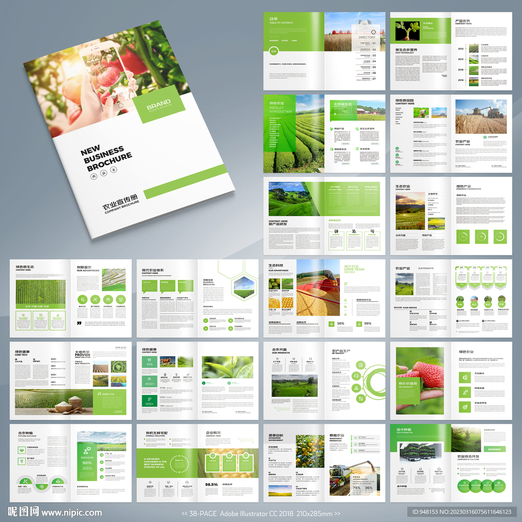 农业合作社画册