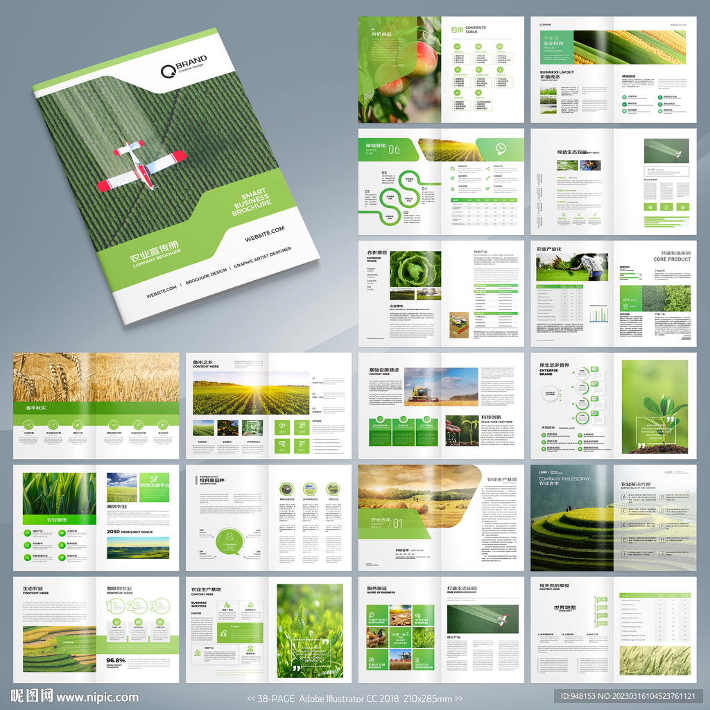 农业合作社画册