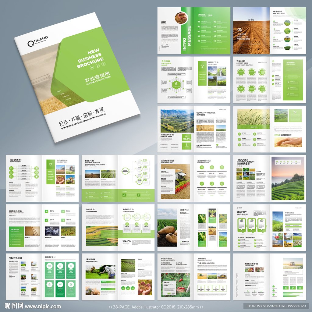 农业合作社画册