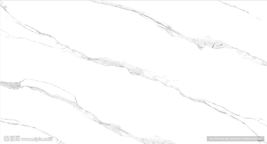 鱼肚白 黑白根大理石纹理 岩板