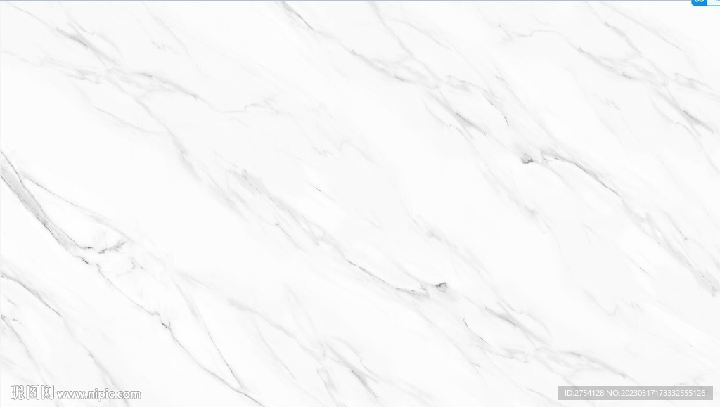 鱼肚白 黑白根大理石纹理 岩板