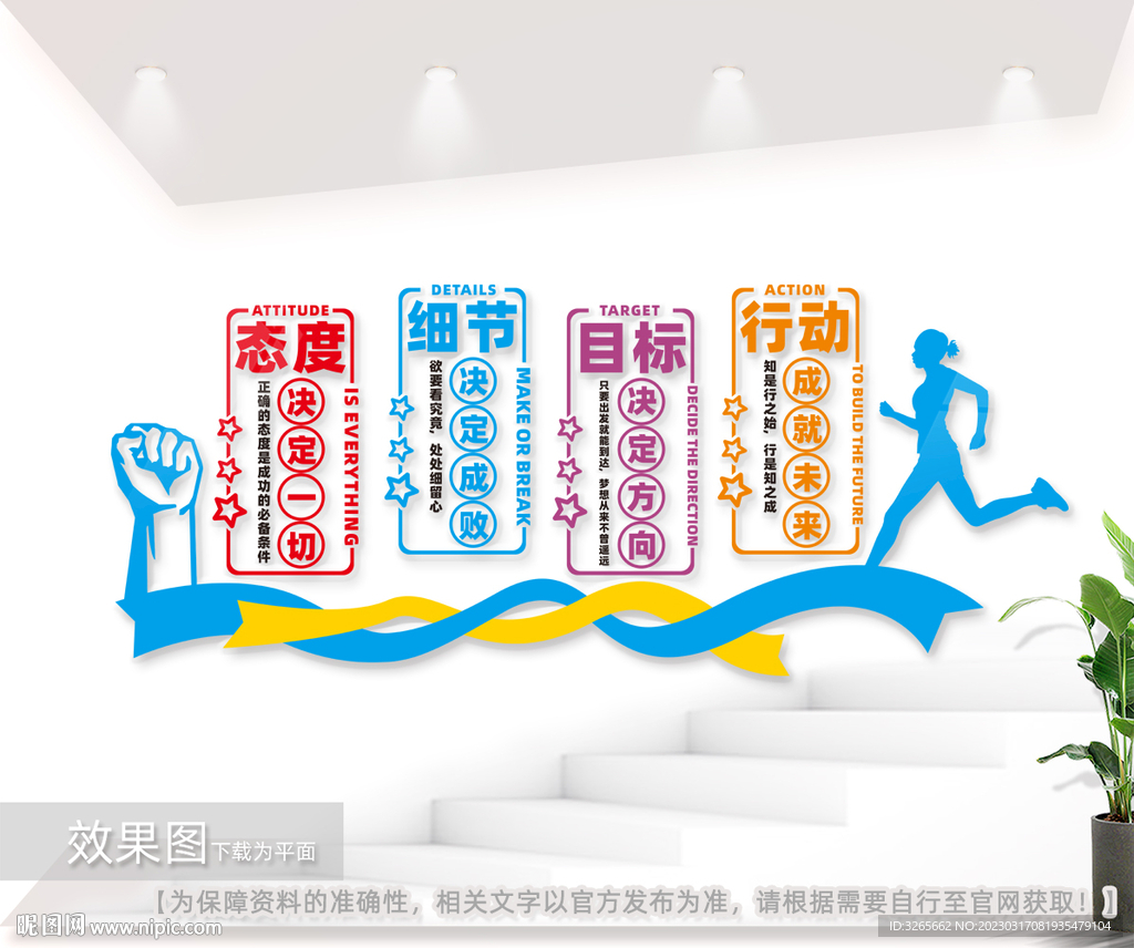 企业励志口号文化墙