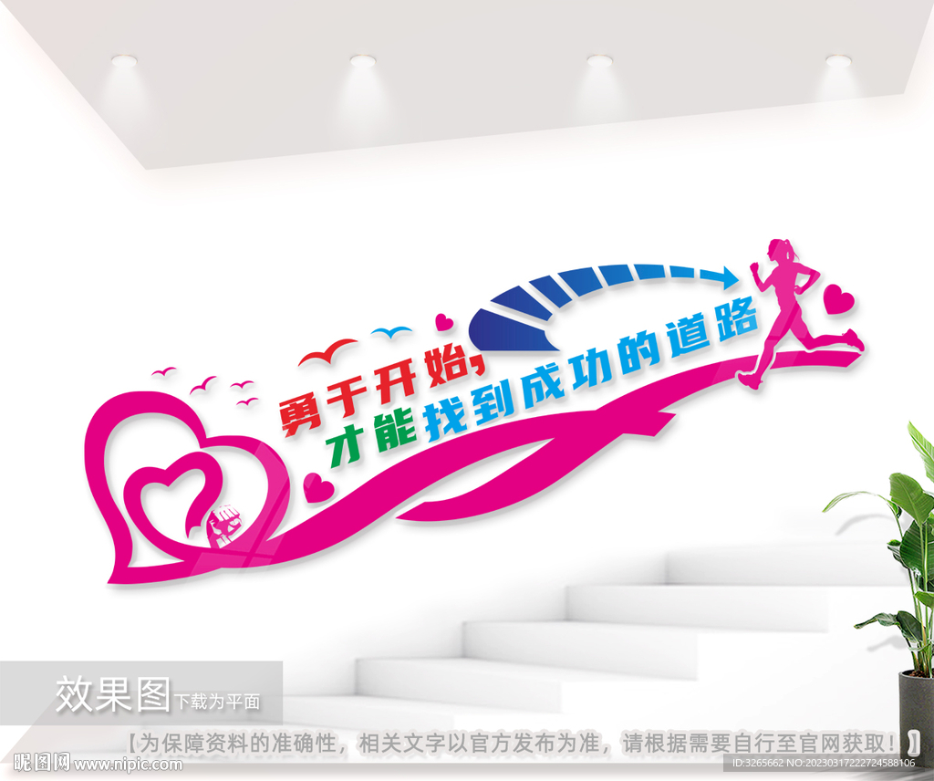 勇于开始才能找到成功的道路励志