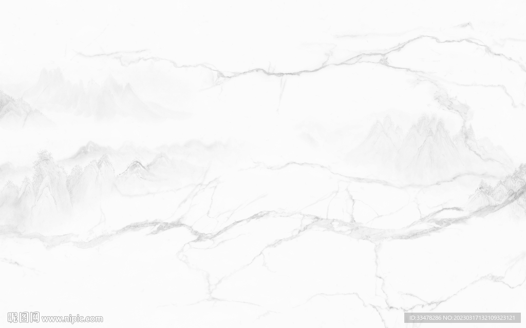 大理石山水电视背景墙